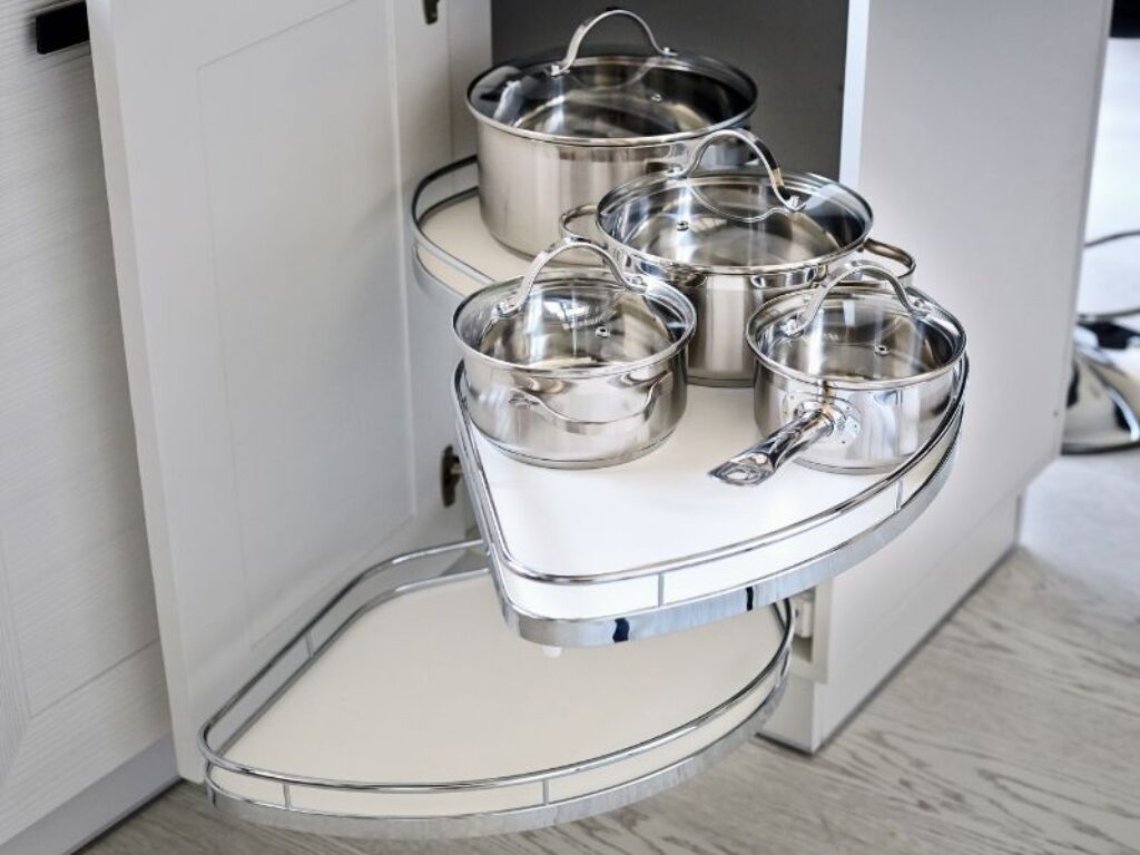 pots and pans storage